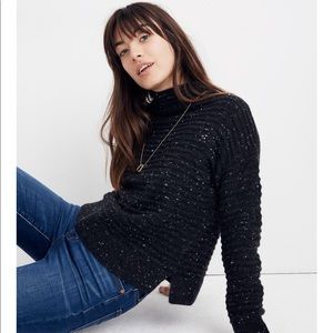 NWT Madewell Donegal Belmont Mockneck Sweater